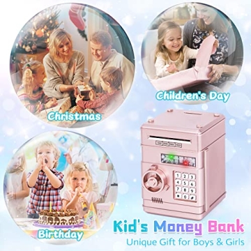 Refasy Electronic Piggy Bank for Kids - Fun Savings Toy