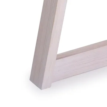 Stylish Plank+Beam Round Solid Wood Dining Table for 4