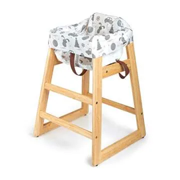 Disposable High Chair Covers for Restaurant and Home 10 Pack for Baby Kids Toddlers to Protect Against Germs and Messy Meals