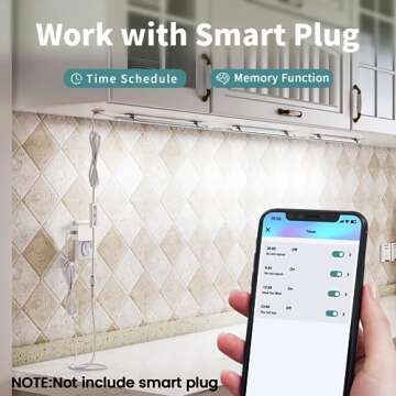 ASOKO Dimmable LED Under Cabinet Lighting 6 Pcs