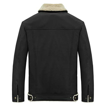 Stylish HOW'ON Men's Sherpa Lined Winter Jacket