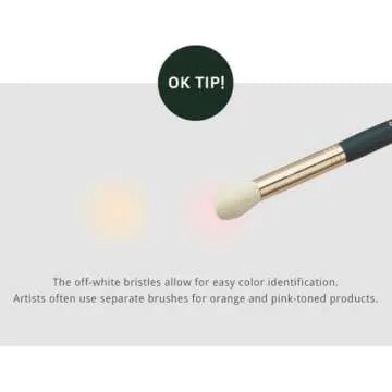 [SOO ADOR] okhee Final Touch Brush PIV08 - Perfect for Final Blending and Polishing Makeup | Designed by K-Pop Makeup Artist Seo Ok | Makeup Brush