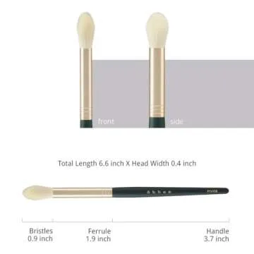 [SOO ADOR] okhee Final Touch Brush PIV08 - Perfect for Final Blending and Polishing Makeup | Designed by K-Pop Makeup Artist Seo Ok | Makeup Brush