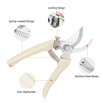 Durable Garden Pruning Shears for Easy Flower Trimming