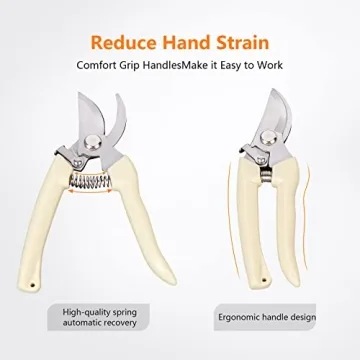 Durable Garden Pruning Shears for Easy Flower Trimming