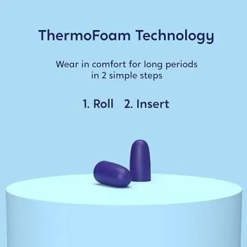 Soundbloc Thermo Foam Earplugs - 60 Pairs for Sleep