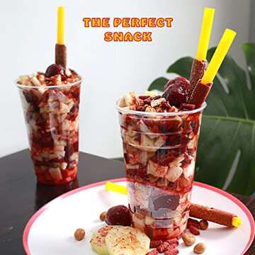 Zumba Pica Tirolo Tamarind Straw (10 Count) - Tamarindo Mexican Candy Sticks - Tamarindo Straws - Tamarind Candy - Tamarin Sticks - Tamarin Straws - Michelada Straws - Caramelo Suave Sabor Tamarindo