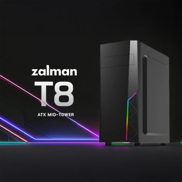Zalman T8 Compact Mid-Tower ATX Case RGB Lighting