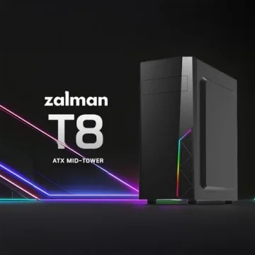 Zalman T8 Compact Mid-Tower ATX Case RGB Lighting