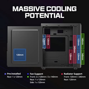 Zalman T8 Compact Mid-Tower ATX Case RGB Lighting