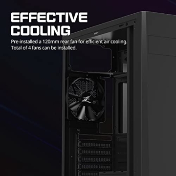 Zalman T8 Compact Mid-Tower ATX Case RGB Lighting