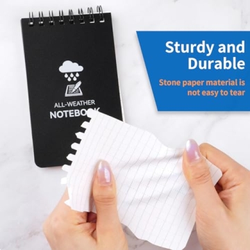 Waterproof Pocket Notebook for Outdoor Use and Office