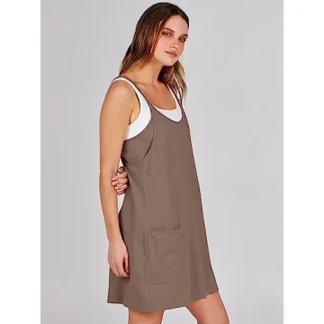 Stylish ANRABESS Summer Mini Romper Dress for Women
