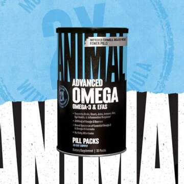 Animal Advanced Omega - 3500mg Omega Supplement for Athletes