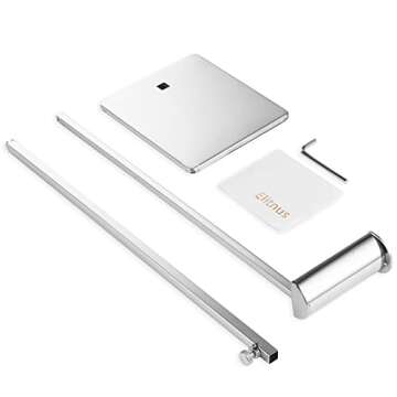 Elitnus Chrome Purse Display Stands - Set of 2 Adjustable Height Purse Display Stand - Metal Polishe...