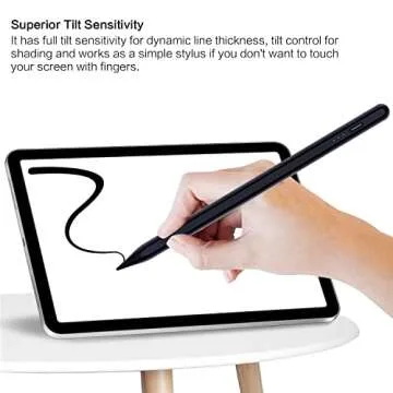 Stylus Pen for iPad - Fast Charge, Palm Rejection, Precision
