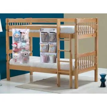 KIMBORA 2 Packs Narrow Over the Door/Wall Shoe Organizer, Small Hanging Shoe Rack for Closet with Clear Mesh Pocket for Bathroom, RV, Pantry, Camping (White)