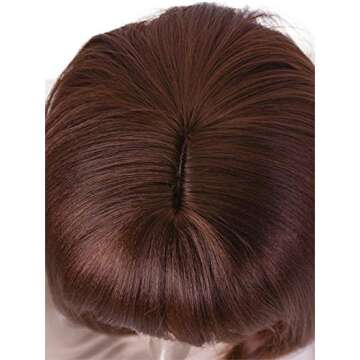 ANNIVIA Short Brown Bob Wig for Women - Stylish & Comfortable