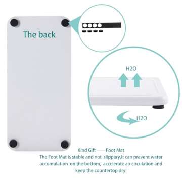 NiuYichee Diatomite Coasters - Super Absorbent & Stylish