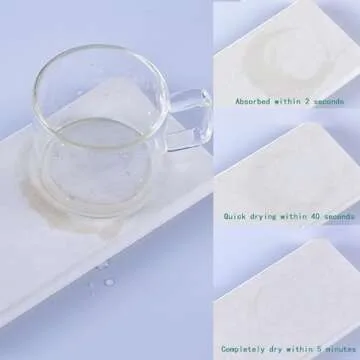 NiuYichee Diatomite Coasters - Super Absorbent & Stylish