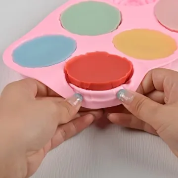 Silicone Flower Molds for Baking and Crafts - Set of 2