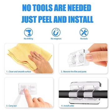 54 Heavy-Duty Outdoor String Light Clips for Easy Hanging