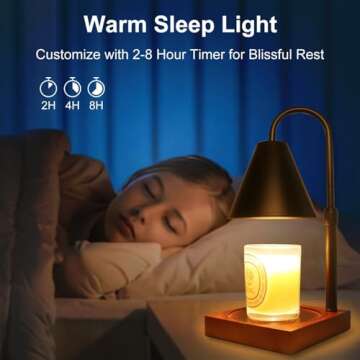 LIFETOWE Candle Warmer Lamp - Adjustable with Timer