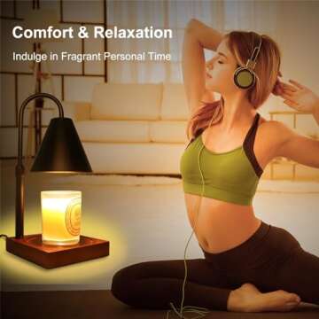 LIFETOWE Candle Warmer Lamp - Adjustable with Timer