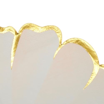 Stylish Pink & Gold Floral Paper Napkins for Events