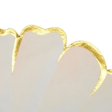 Stylish Pink & Gold Floral Paper Napkins for Events