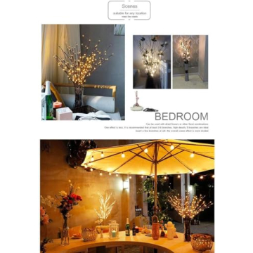 Elegant DK177 LED Branch Lights for Home Decor 30 Inch