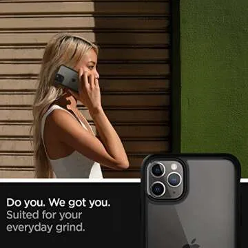 Spigen Ultra Hybrid Designed for iPhone 11 Pro Case (2019) - Matte Black