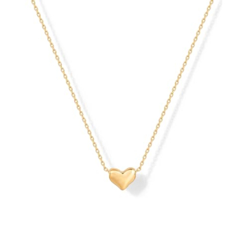 PAVOI Dainty Heart Pendant Necklace for Women