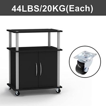 Luomorgo Swivel Caster Wheels 1 inch for Easy Mobility