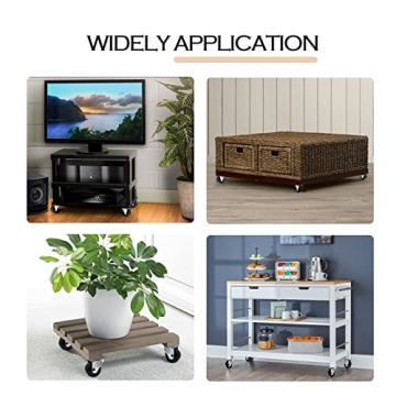 Luomorgo Swivel Caster Wheels 1 inch for Easy Mobility