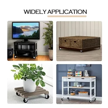 Luomorgo Swivel Caster Wheels 1 inch for Easy Mobility