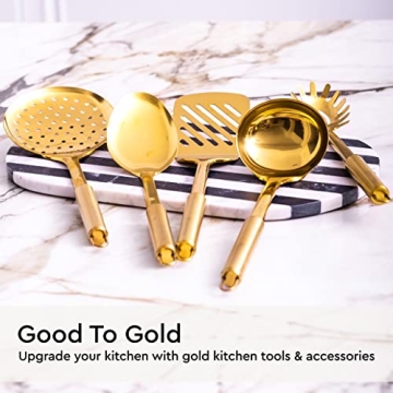 Gold Kitchen Utensil Set - Luxurious & Functional Tool
