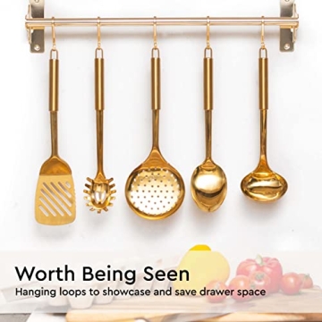 Gold Kitchen Utensil Set - Luxurious & Functional Tool