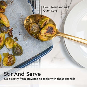 Gold Kitchen Utensil Set - Luxurious & Functional Tool