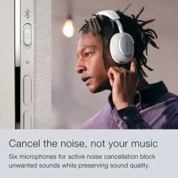 Bowers & Wilkins Px7 S2 Over-Ear Headphones - Advanced Noise Cancellation, Technical Fabrics, 30-Hour Battery Life, 15-Min Quick Charging, Grey