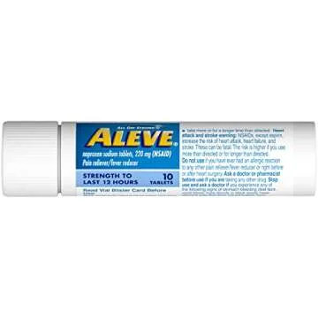 On-the-Go Aleve Tablets - 10 Count Pain Relief Solution