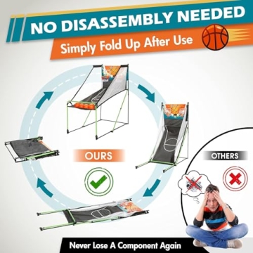 NET PLAYZ Electronic Basketball Arcade Game for All Ages