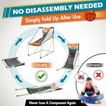 NET PLAYZ Electronic Basketball Arcade Game for All Ages