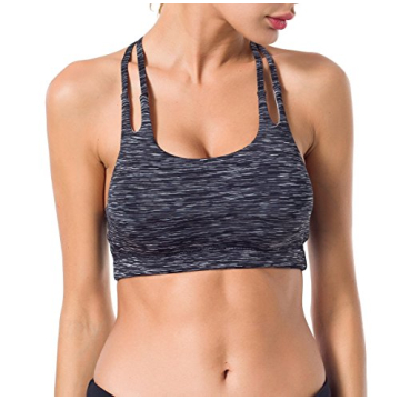 QueenieKe Stylish Yoga Sports Bra for Ultimate Comfort