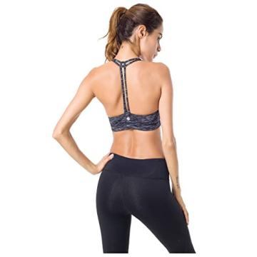 QueenieKe Stylish Yoga Sports Bra for Ultimate Comfort