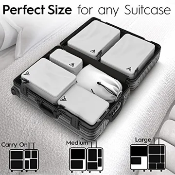 Ultimate Compression Packing Cubes for Travel Organizing