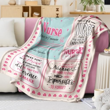 Nurse Appreciation Gifts - Cozy Blanket for Nurses