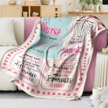 Nurse Appreciation Gifts - Cozy Blanket for Nurses
