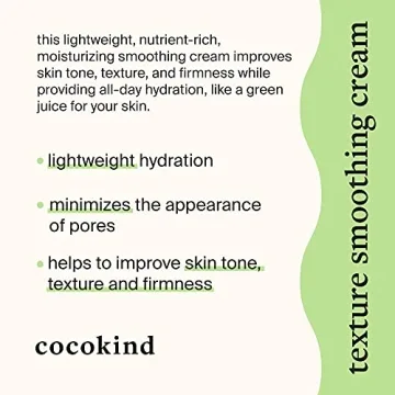Cocokind Everyday Essentials, Oil to Milk Cleanser and Texture Smoothing Cream, Oil Cleanser and Face Moisturizer