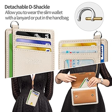 EcoVision RFID Blocking Slim Minimalist Wallet for Men Women